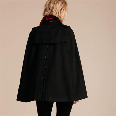 jacken von burberry|burberry cashmere cape jacket.